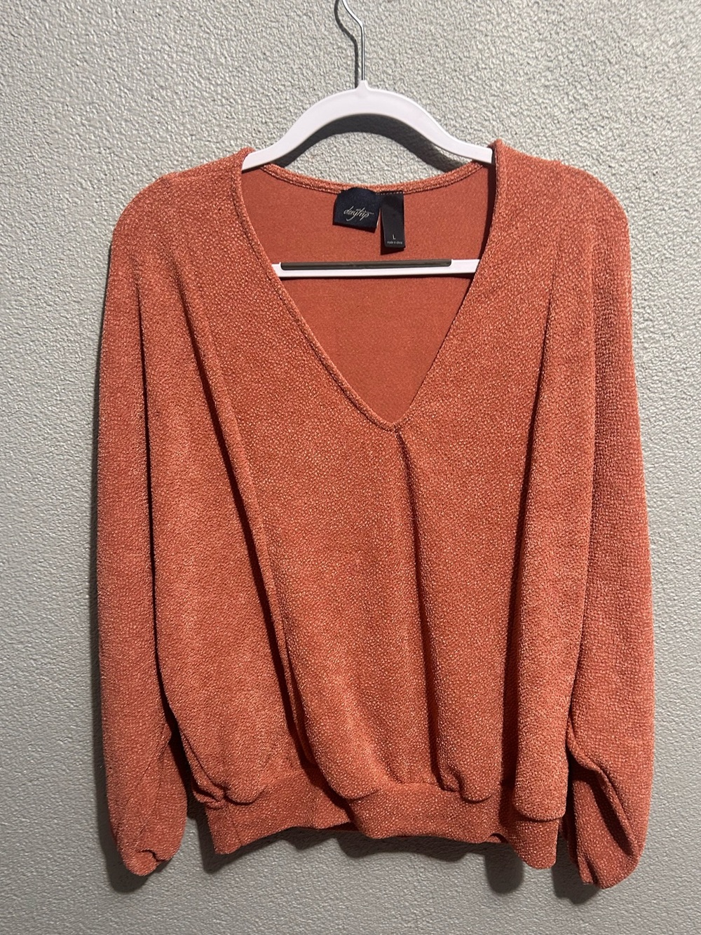Daytrip long sleeve sweater size large